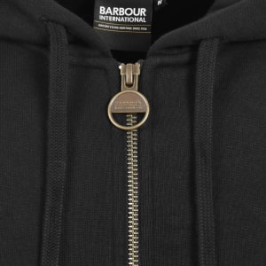 Image number 4 for Barbour International Donnington Hoodie Black