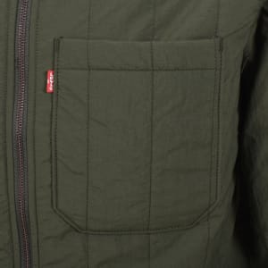 Image number 4 for Levis Kyren Overshirt Green