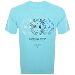 Image number 5 for Marshall Artist Karma T Shirt Blue