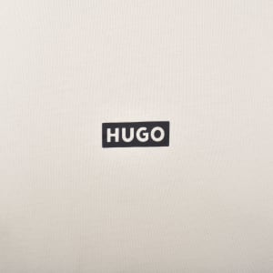 Image number 4 for HUGO Blue Nalono T Shirt Cream
