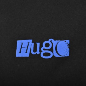 Image number 4 for HUGO Blue Nilcrew T Shirt Black