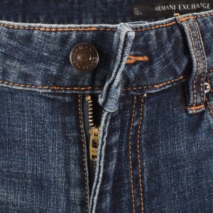 Image number 5 for Armani Exchange J14 Slim Fit Jeans Blue