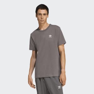 Image number 4 for adidas Trefoil Essential T Shirt Grey
