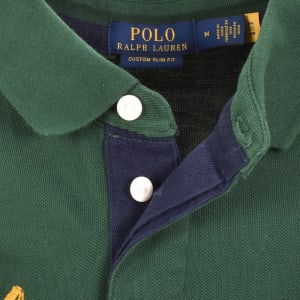 Image number 5 for Ralph Lauren Custom Slim Fit Polo T Shirt Green