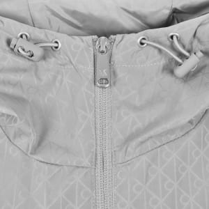 Image number 4 for Calvin Klein Jeans Windbreaker Jacket Grey
