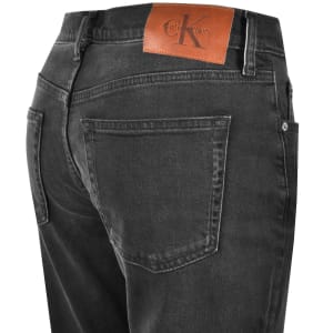 Image number 4 for Calvin Klein Jeans Slim Taper Jeans Black