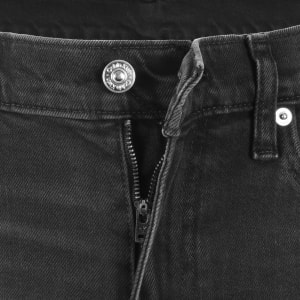 Image number 5 for Calvin Klein Jeans Slim Taper Jeans Black