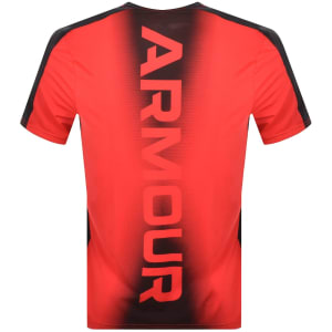 Image number 5 for Under Armour Wordmark T Shirt Red