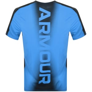 Image number 5 for Under Armour Wordmark T Shirt Blue