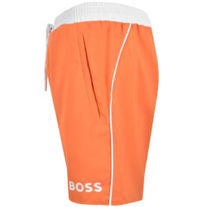 Image number 5 for BOSS Starfish Swim Shorts Bright Orange