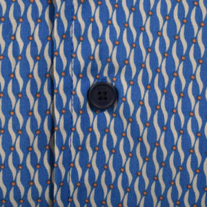 Image number 4 for BOSS Short Sleeve Beach Shirt Bright Blue