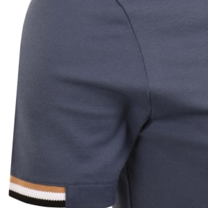 Image number 4 for BOSS Parlay 147 Mercerised Polo Blue