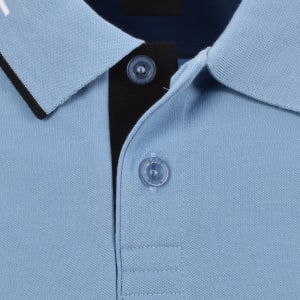 Image number 4 for BOSS Paul Polo T Shirt Open Blue