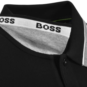 Image number 5 for BOSS Plisy Long Sleeve Polo T Shirt Black