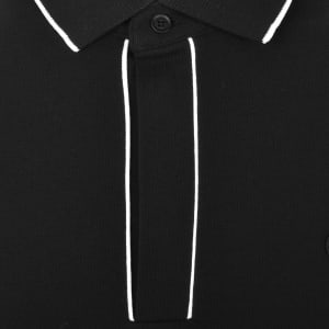 Image number 4 for Lacoste Tipped Polo T Shirt Black