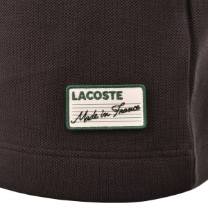 Image number 4 for Lacoste Contrast Collar Polo T Shirt Brown