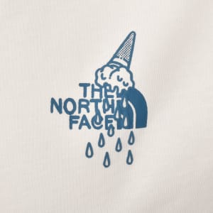 Image number 4 for The North Face Powder Days T Shirt Dune White