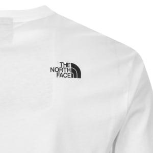 Image number 4 for The North Face Mountain Logo T Shirt White