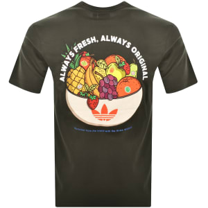 Image number 5 for adidas Originals Graphic T Shirt Green
