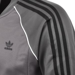 Image number 4 for adidas Originals Logo Track Top Grey