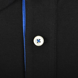 Image number 4 for Gant Collar Contrast Rugger Polo T Shirt Black