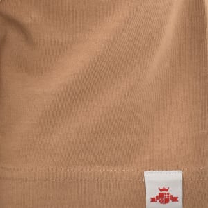 Image number 4 for Replay Flock Graphic T Shirt Brown