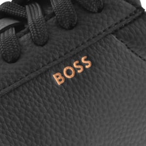 Image number 4 for BOSS Kieran Tennis Trainers Charcoal