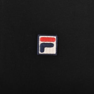 Image number 4 for Fila Vintage Contrast Stitch T Shirt Black