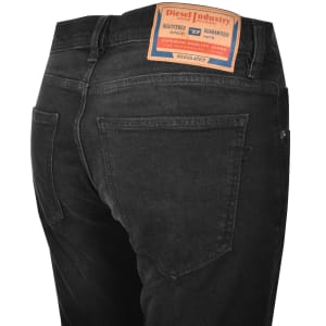 Image number 4 for Diesel D Strukt Slim Fit Jeans Black