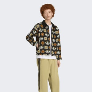 Image number 4 for adidas Originals Monogram Corduroy Jacket Black