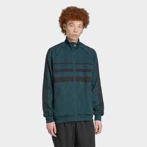 Image number 5 for adidas Originals Full Zip Track Top Green