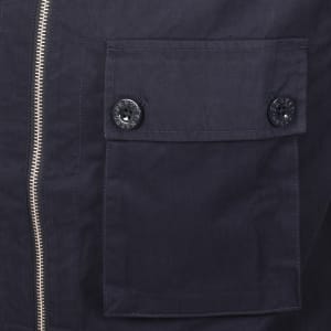 Image number 5 for Pretty Green Feltham Overshirt Navy