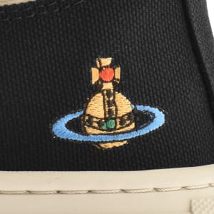 Image number 4 for Vivienne Westwood Plimsoll Low Top Trainers Black