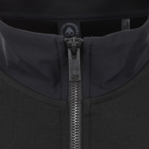 Image number 4 for Moose Knuckles Dalon Zip Sweatshirt Black