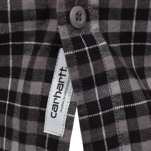Image number 5 for Carhartt WIP Widmark Long Sleeve Shirt Grey