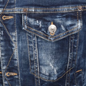 Image number 4 for DSQUARED2 Double Front Denim Jacket Blue