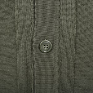 Image number 4 for Fred Perry Button Through Knit Polo Shirt Green
