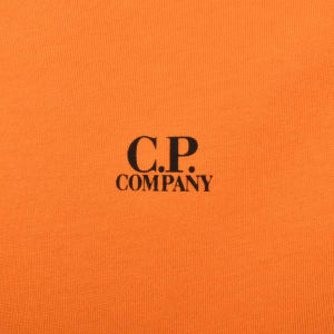 Image number 4 for CP Company Logo T Shirt Russet Orange