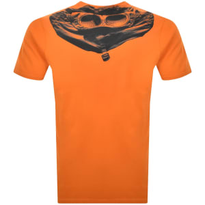 Image number 5 for CP Company Logo T Shirt Russet Orange