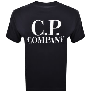 Image number 5 for CP Company Logo T Shirt Total Eclipse