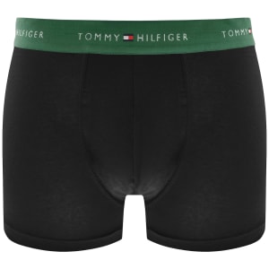 Image number 4 for Tommy Hilfiger Underwear 7 Pack Trunks Black
