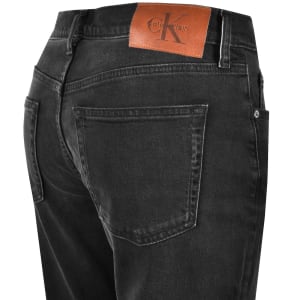 Image number 4 for Calvin Klein Jeans Slim Taper Jeans Black
