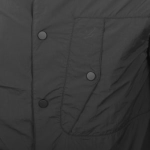 Image number 4 for Lyle And Scott Crinkled Nylon Overshirt Black Ice