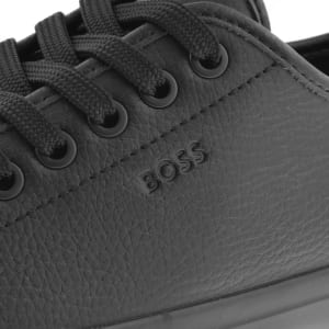 Image number 4 for BOSS Aiden Tennis Trainers Black