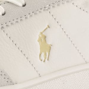 Image number 4 for Ralph Lauren Bedford Trainers White