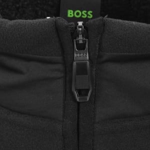 Image number 5 for BOSS Sherpa Fleece Gilet Black