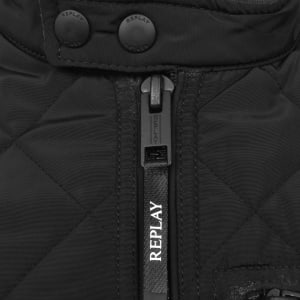 Image number 5 for Replay Padded Jacket Black