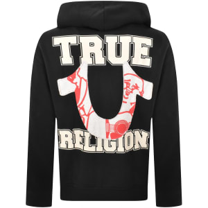 Image number 5 for True Religion Applique Full Zip Hoodie Black
