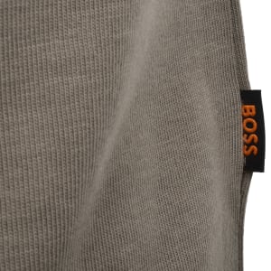 Image number 4 for BOSS Frozen Logo T Shirt Brown