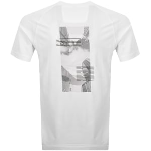Image number 5 for BOSS Stripe Zone T Shirt White